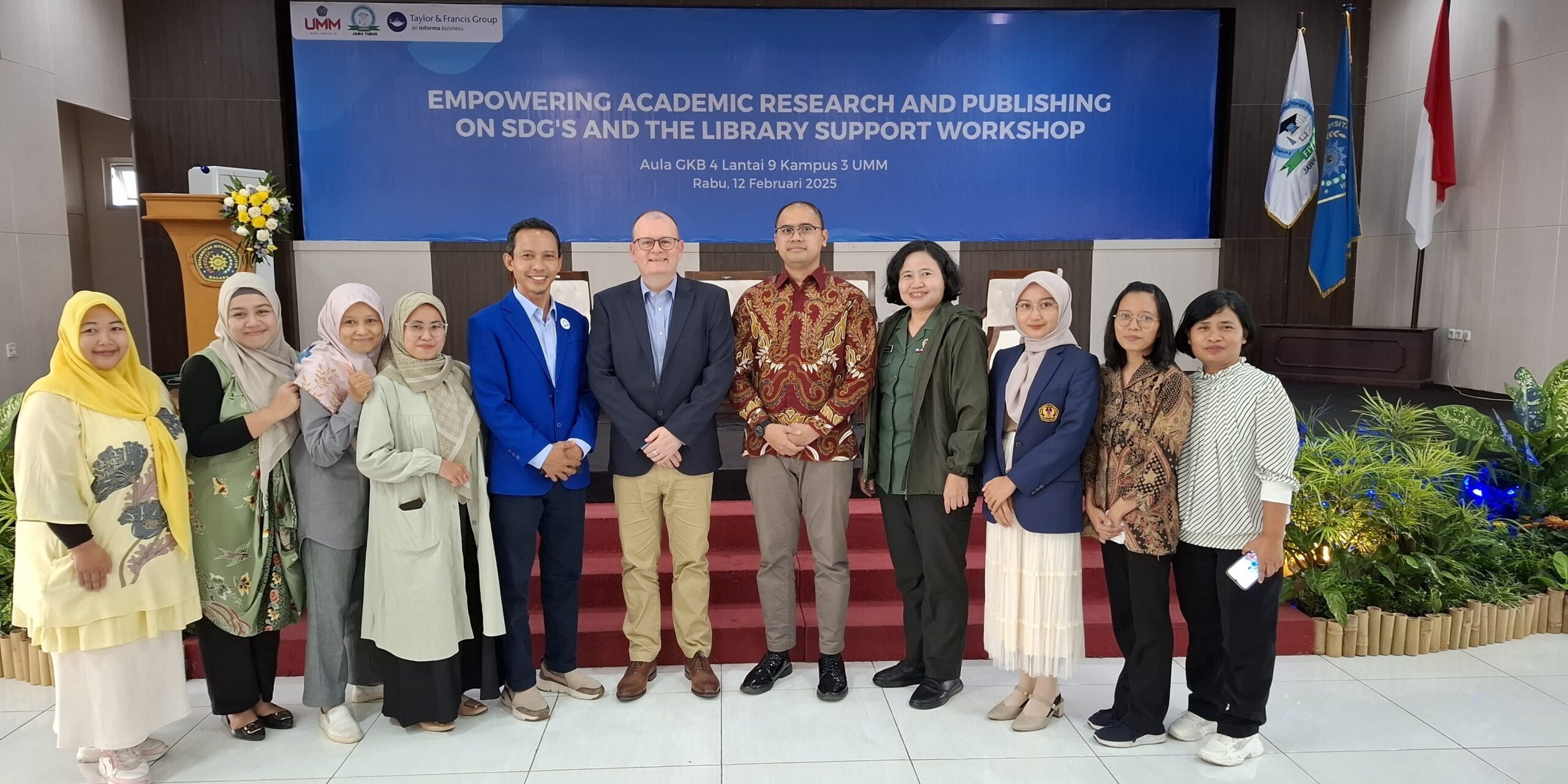 Empowering Academic Research and Publishing on SDGs: Library Support Workshop di Universitas Muhammadiyah Malang Empowering Academic Research and Publishing on SDGs: Library Support Workshop di Universitas Muhammadiyah Malang