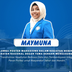 Maymuna, Mahasiswi STIKes Ganesha Husada Kediri Raih Juara 1 Lomba Poster